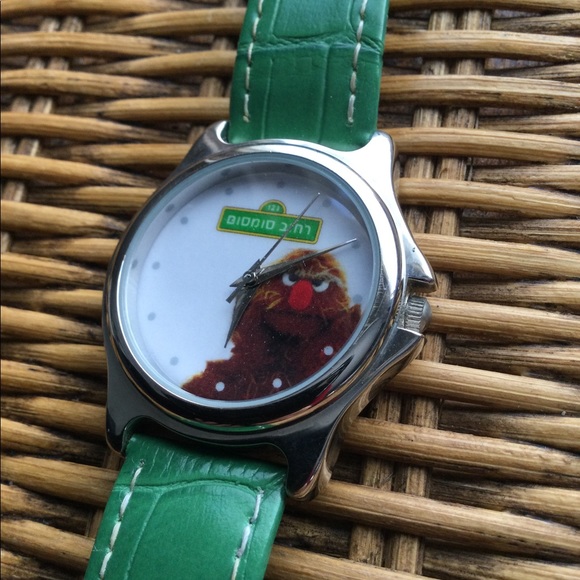 Sesame Street Accessories - RARE Moishe Oofnik watch, Israeli Sesame Street